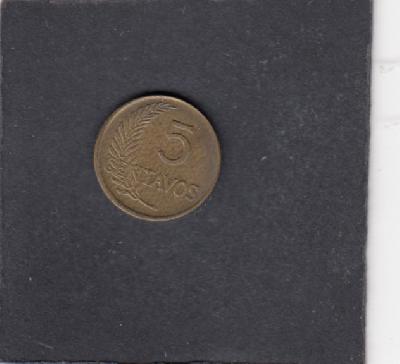 Beschrijving: 5 Centavos LEAF